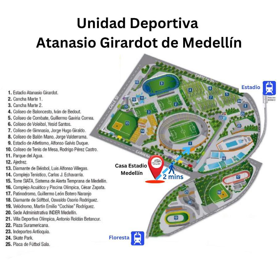 Casa Estadio Medellin ! Apartamentos Renovados En Excelente Ubicacion Laureles Estadio 外观 照片